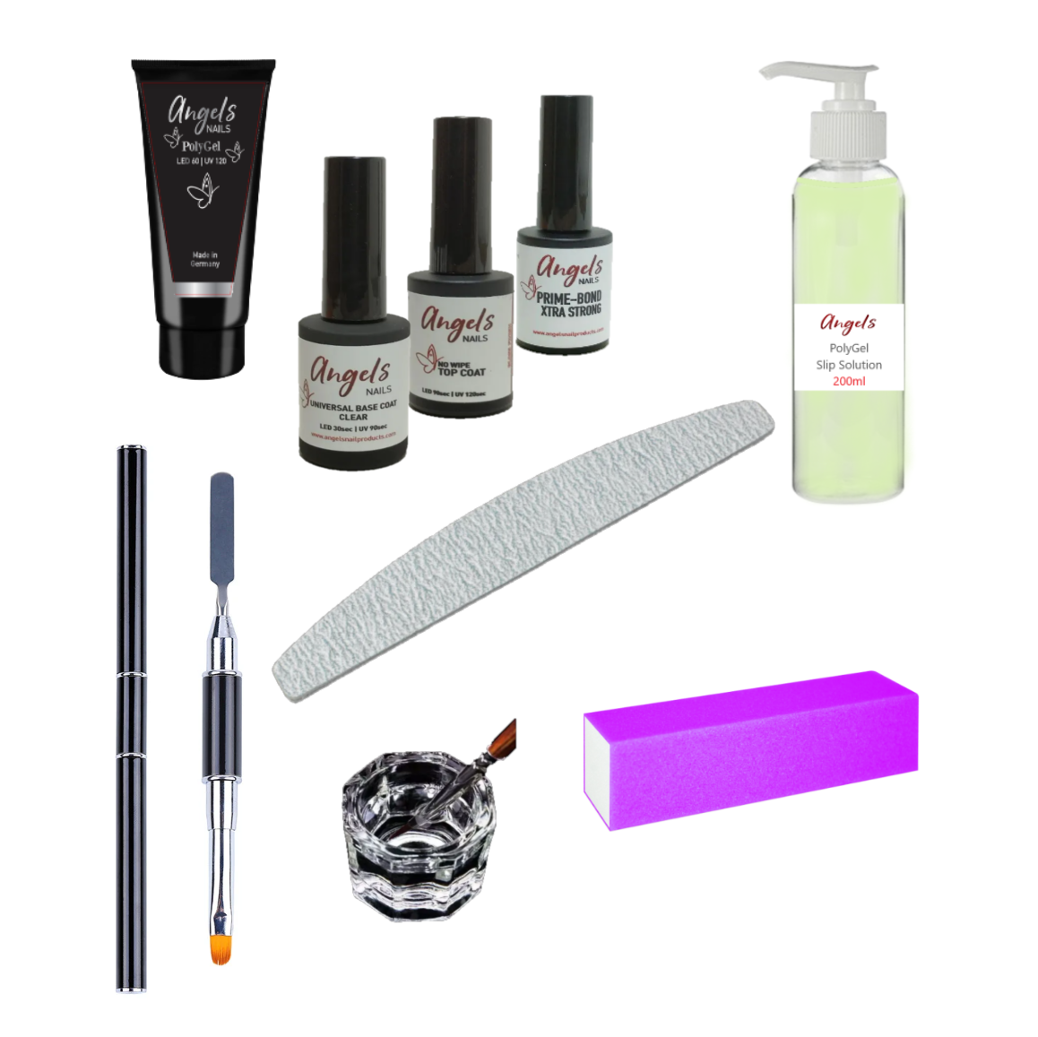 PolyGel Kit: 9pcs Starter Kit Mini Polygel