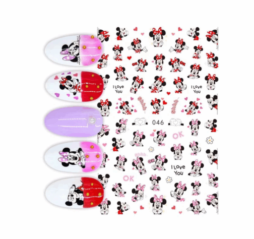 Αυτοκόλλητα Νυχιών Disney Cartoon code: 046