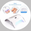2 in 1 UV/LED Lamp & Dust Collector