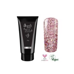 Polygel glitter lilac 30gr