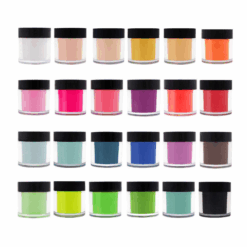 Ακρυλικές Πούδρες σε διάφορα χρώματα Σετ 24pcs x 8ml