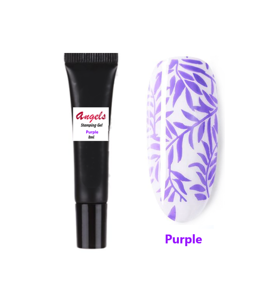 Stamping Gel Purple 8ml Code: 06 stamping gel purple