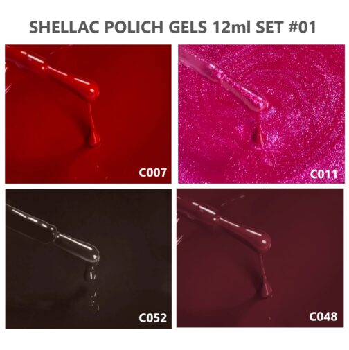 Shellac PolishGel 12ml Set #01