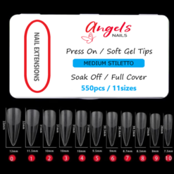 Press on Tips Medium Stiletto 550pcs