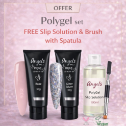 rose & glitter silver