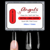 Press On Nail Tips Full Cover – Μακρύ Αμύγδαλο – Half Matt – 240 τεμάχια Extra Long Coffin
